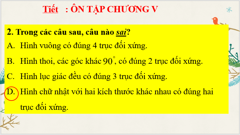 Giáo án điện tử Toán 6 Bài tập cuối Chương 5 | PPT Toán 6 Kết nối tri thức