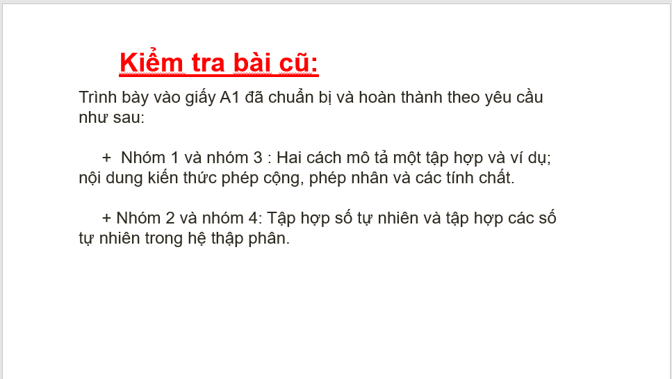 Giáo án điện tử Toán 6 Luyện tập chung trang 21 | PPT Toán 6 Kết nối tri thức