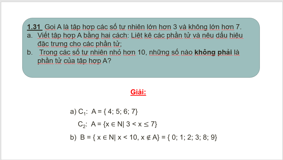 Giáo án điện tử Toán 6 Luyện tập chung trang 21 | PPT Toán 6 Kết nối tri thức