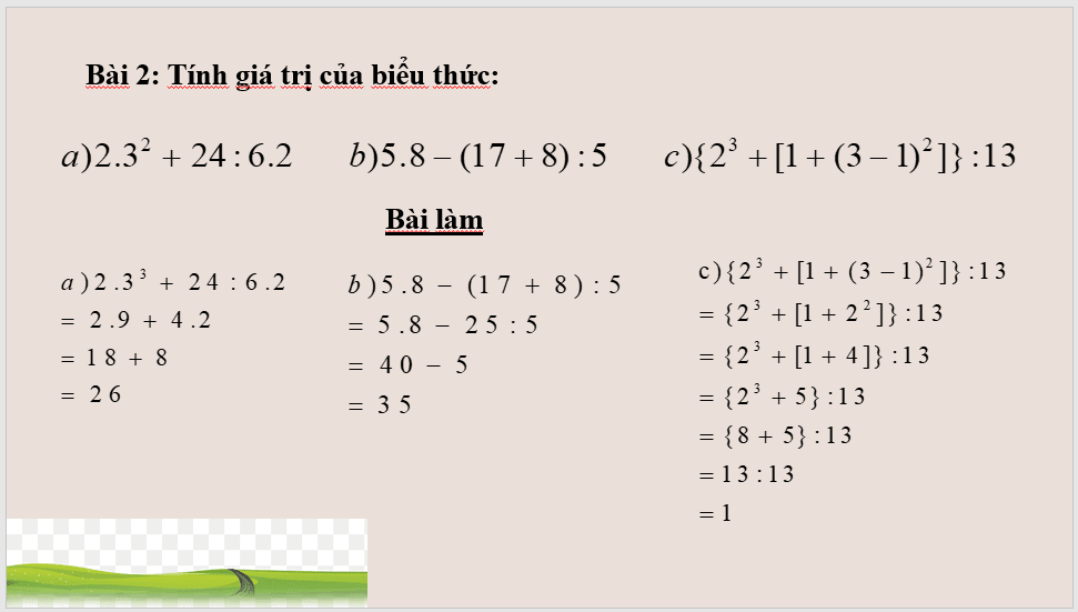 Giáo án điện tử Toán 6 Luyện tập chung trang 27 | PPT Toán 6 Kết nối tri thức