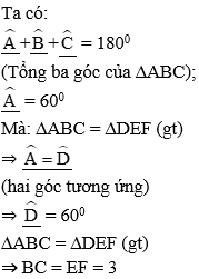 Giáo án Toán 7 Bài 2: Hai tam giác bằng nhau mới nhất