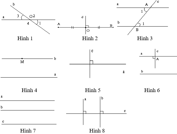 Giáo án Toán 7 Ôn tập chương 1 Hình học mới nhất (tiết 1)