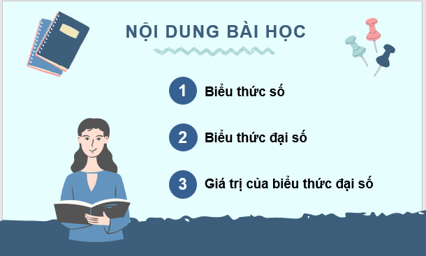 Giáo án điện tử Toán 7 Bài 1: Biểu thức số. Biểu thức đại số | PPT Toán 7 Cánh diều