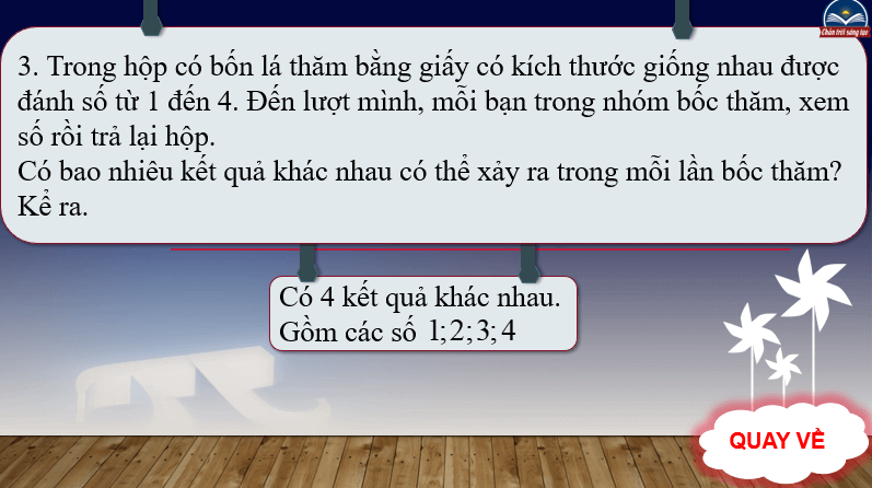 Giáo án điện tử Toán 7 Bài 1: Làm quen với biến cố ngẫu nhiên | PPT Toán 7 Chân trời sáng tạo