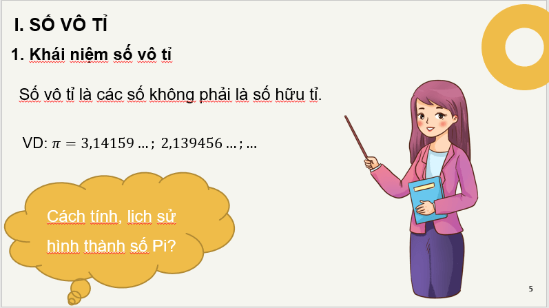 Giáo án điện tử Toán 7 Bài 1: Số vô tỉ: Căn bậc hai số học | PPT Toán 7 Cánh diều