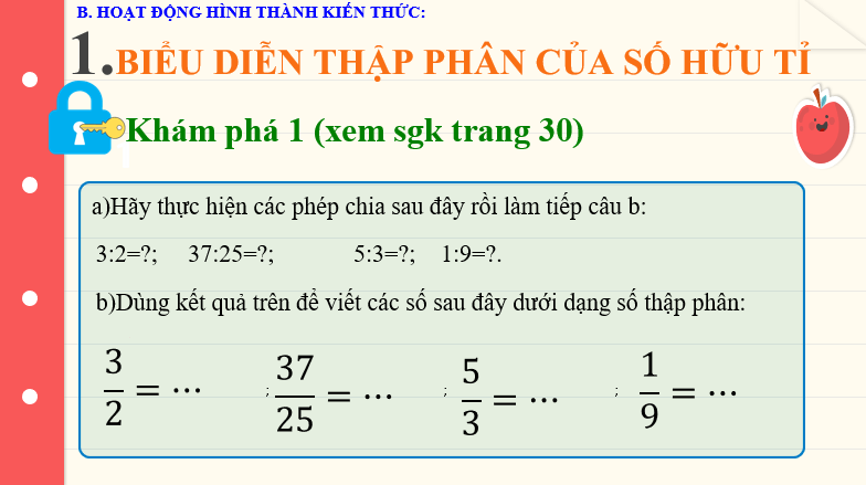 Giáo án điện tử Toán 7 Bài 1: Số vô tỉ. Căn bậc hai số học | PPT Toán 7 Chân trời sáng tạo