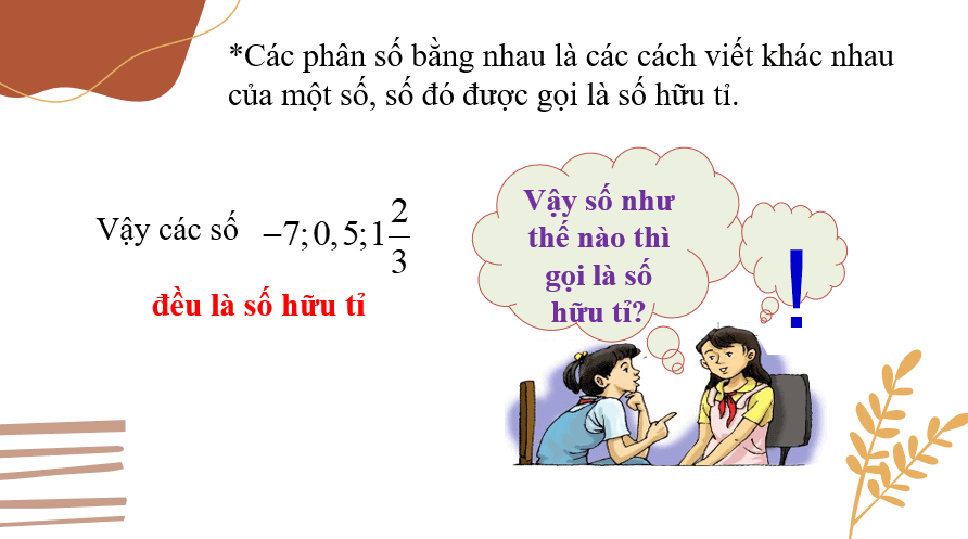 Giáo án điện tử Toán 7 Bài 1: Tập hợp các số hữu tỉ | PPT Toán 7 Chân trời sáng tạo