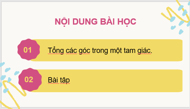 Giáo án điện tử Toán 7 Bài 1: Tổng các góc của một tam giác | PPT Toán 7 Cánh diều