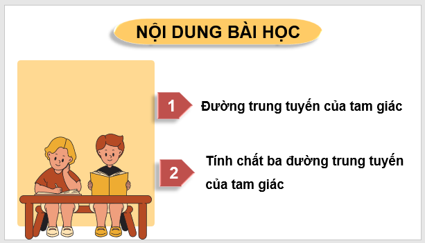 Giáo án điện tử Toán 7 Bài 10: Tính chất ba đường trung tuyến của tam giác | PPT Toán 7 Cánh diều