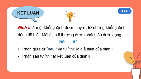 Giáo án điện tử Toán 7 Bài 11: Định lí và chứng minh định lí | PPT Toán 7 Kết nối tri thức