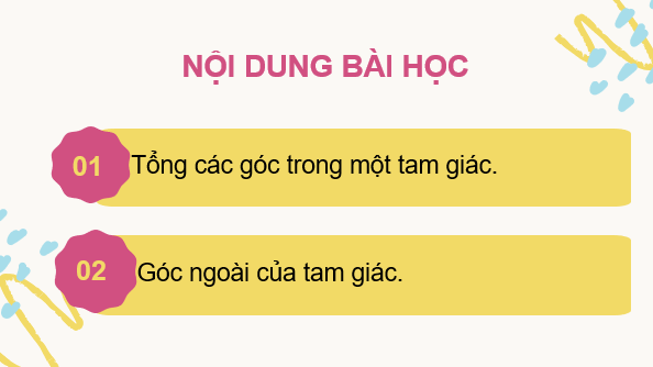 Giáo án điện tử Toán 7 Bài 12: Tổng các góc trong một tam giác | PPT Toán 7 Kết nối tri thức