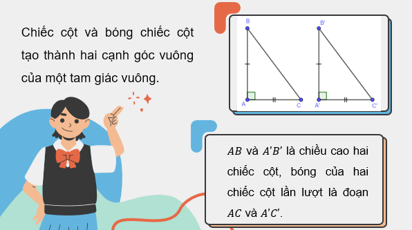 Giáo án điện tử Toán 7 Bài 15: Các trường hợp bằng nhau của tam giác vuông | PPT Toán 7 Kết nối tri thức