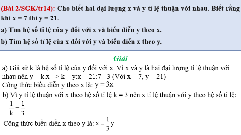 Giáo án điện tử Toán 7 Bài 2: Đại lượng tỉ lệ thuận | PPT Toán 7 Chân trời sáng tạo