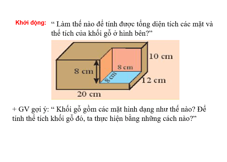 Giáo án điện tử Toán 7 Bài 2: Diện tích xung quanh và thể tích của hình hộp chữ nhật, hình lập phương | PPT Toán 7 Chân trời sáng tạo