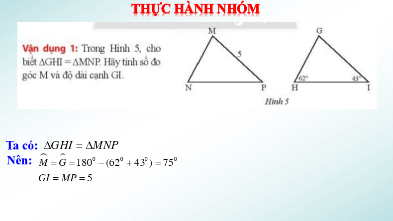 Giáo án điện tử Toán 7 Bài 2: Tam giác bằng nhau | PPT Toán 7 Chân trời sáng tạo