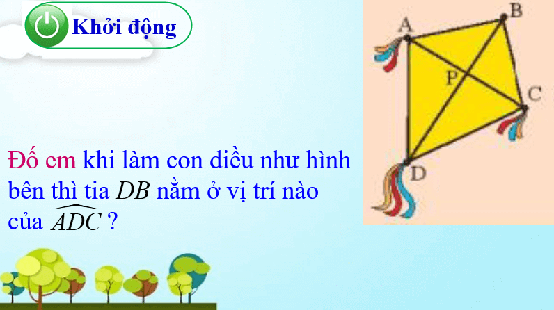 Giáo án điện tử Toán 7 Bài 2: Tia phân giác | PPT Toán 7 Chân trời sáng tạo