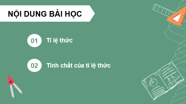 Giáo án điện tử Toán 7 Bài 20: Tỉ lệ thức | PPT Toán 7 Kết nối tri thức