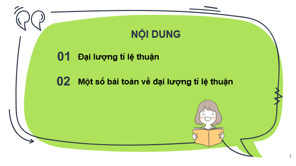 Giáo án điện tử Toán 7 Bài 22: Đại lượng tỉ lệ thuận | PPT Toán 7 Kết nối tri thức