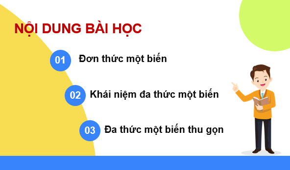 Giáo án điện tử Toán 7 Bài 25: Đa thức một biến | PPT Toán 7 Kết nối tri thức