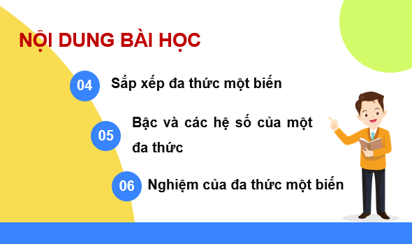 Giáo án điện tử Toán 7 Bài 25: Đa thức một biến | PPT Toán 7 Kết nối tri thức