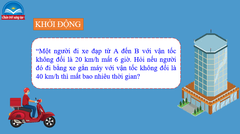 Giáo án điện tử Toán 7 Bài 3: Đại lượng tỉ lệ nghịch | PPT Toán 7 Chân trời sáng tạo