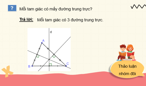 Giáo án điện tử Toán 7 Bài 35: Sự đồng quy của ba đường trung trực, ba đường cao trong một tam giác | PPT Toán 7 Kết nối tri thức