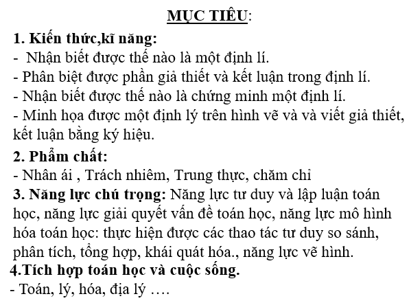 Giáo án điện tử Toán 7 Bài 4: Định lí và chứng minh một định lí | PPT Toán 7 Chân trời sáng tạo