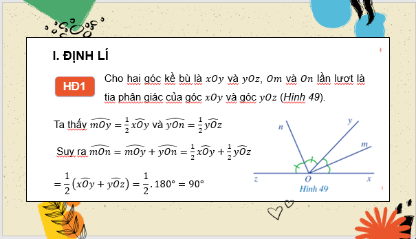 Giáo án điện tử Toán 7 Bài 4: Định lí | PPT Toán 7 Cánh diều