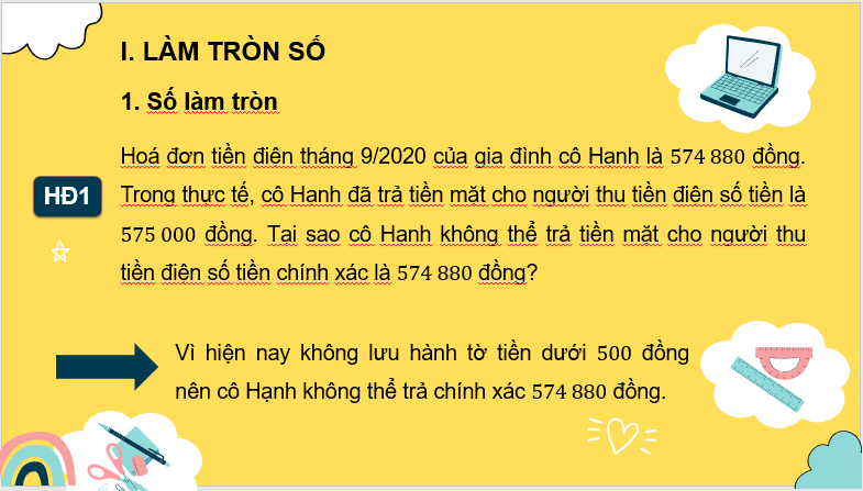 Giáo án điện tử Toán 7 Bài 4: Làm tròn và ước lượng | PPT Toán 7 Cánh diều