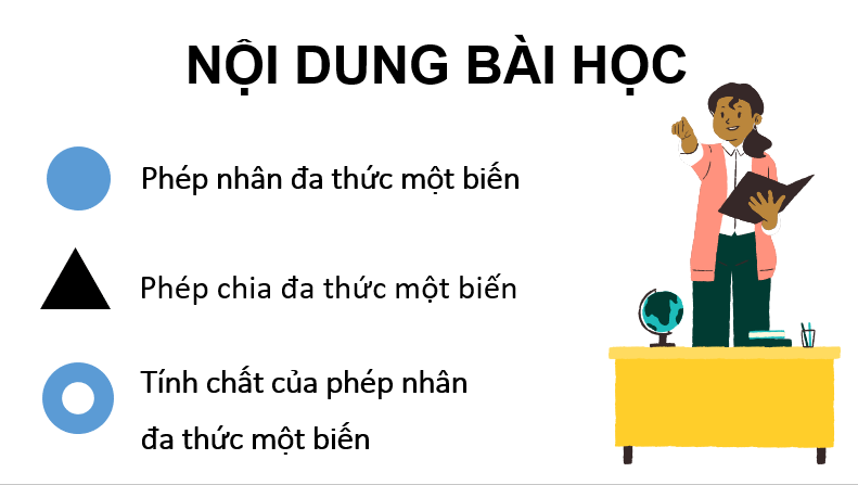 Giáo án điện tử Toán 7 Bài 4: Phép nhân và phép chia đa thức một biến | PPT Toán 7 Chân trời sáng tạo