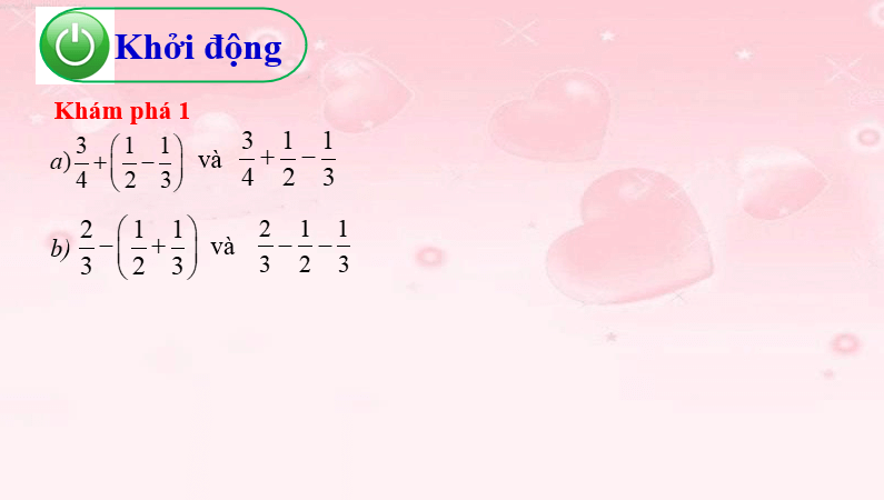 Giáo án điện tử Toán 7 Bài 4: Quy tắc dấu ngoặc và quy tắc chuyển vế | PPT Toán 7 Chân trời sáng tạo