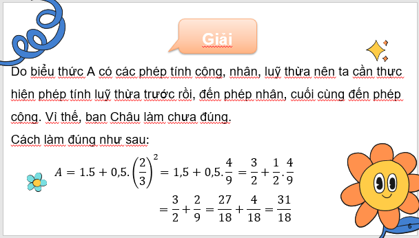 Giáo án điện tử Toán 7 Bài 4: Thứ tự thực hiện các phép tính: Quy tắc dấu ngoặc | PPT Toán 7 Cánh diều