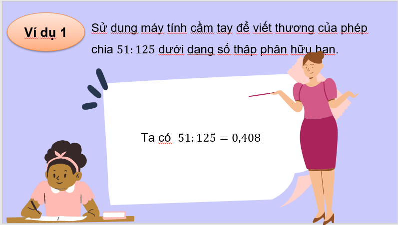 Giáo án điện tử Toán 7 Bài 5: Biểu diễn thập phân của số hữu tỉ | PPT Toán 7 Cánh diều