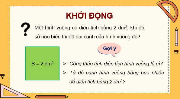 Giáo án điện tử Toán 7 Bài 6: Số vô tỉ. Căn bậc hai số học | PPT Toán 7 Kết nối tri thức