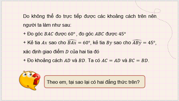 Giáo án điện tử Toán 7 Bài 6: Trường hợp bằng nhau thứ ba của tam giác: góc - cạnh - góc | PPT Toán 7 Cánh diều