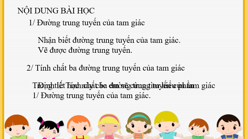 Giáo án điện tử Toán 7 Bài 7: Tính chất ba đường trung tuyến của tam giác | PPT Toán 7 Chân trời sáng tạo