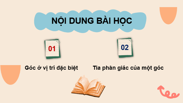 Giáo án điện tử Toán 7 Bài 8: Góc ở vị trí đặc biệt. Tia phân giác của một góc | PPT Toán 7 Kết nối tri thức