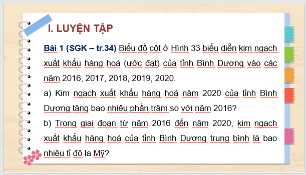 Giáo án điện tử Toán 7 Bài tập cuối chương 5 | PPT Toán 7 Cánh diều