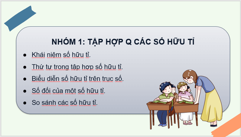 Giáo án điện tử Toán 7 Bài tập cuối chương 1 | PPT Toán 7 Cánh diều