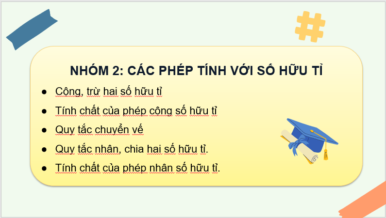 Giáo án điện tử Toán 7 Bài tập cuối chương 1 | PPT Toán 7 Cánh diều