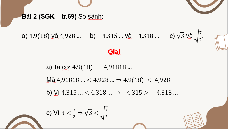 Giáo án điện tử Toán 7 Bài tập cuối chương 2 | PPT Toán 7 Cánh diều