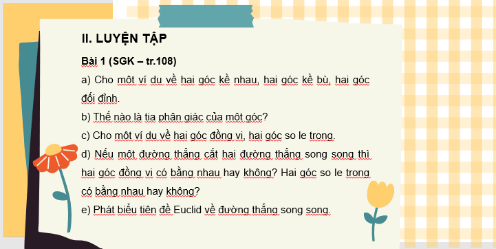 Giáo án điện tử Toán 7 Bài tập cuối chương 4 | PPT Toán 7 Cánh diều