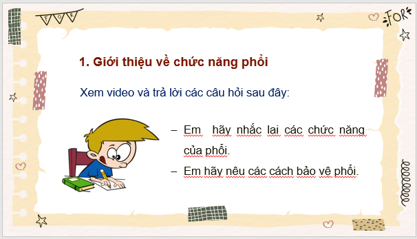 Giáo án điện tử Toán 7 Chủ đề 3: Dung tích phổi | PPT Toán 7 Cánh diều