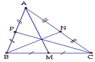 Giáo án Toán 7 Bài 4: Tính chất ba đường trung tuyến của tam giác mới nhất