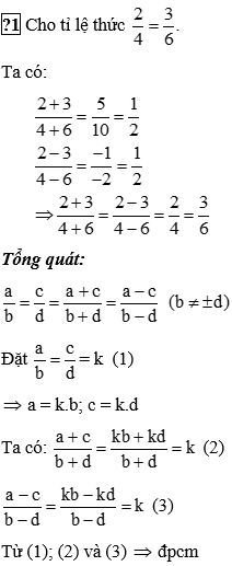 Bài 8: Tính chất của dãy tỉ số bằng nhau mới nhất