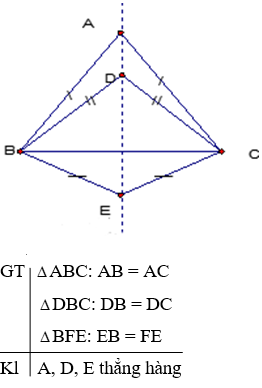 Giáo án Toán 7 Bài 7: Tính chất đường trung trực của một đoạn thẳng mới nhất