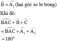 Giáo án Toán 7 Bài 1: Tổng ba góc của một tam giác (tiết 1) mới nhất