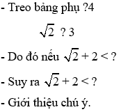 Giáo án Toán 8 Bài 1: Liên hệ giữa thứ tự và phép cộng mới nhất