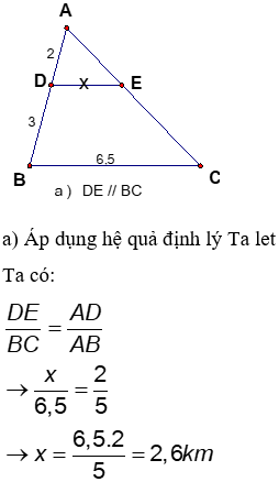 Giáo án Toán 8 Bài 2: Định lí đảo và hệ quả của định lí Ta-lét mới nhất