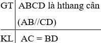 Giáo án Toán 8 Bài 3: Hình thang cân mới nhất